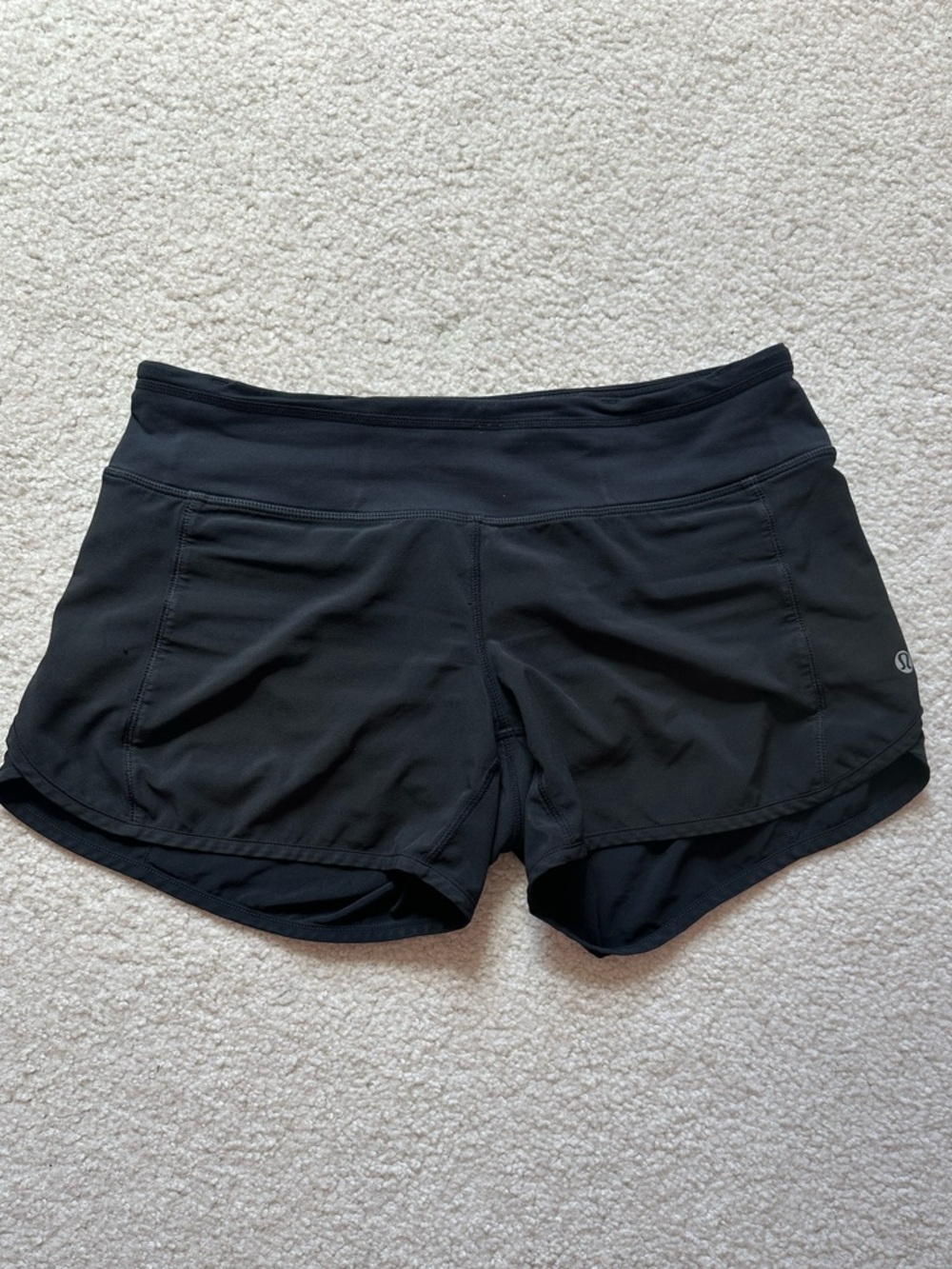 lululemon athletica Black Women's Running Shorts with Liner
